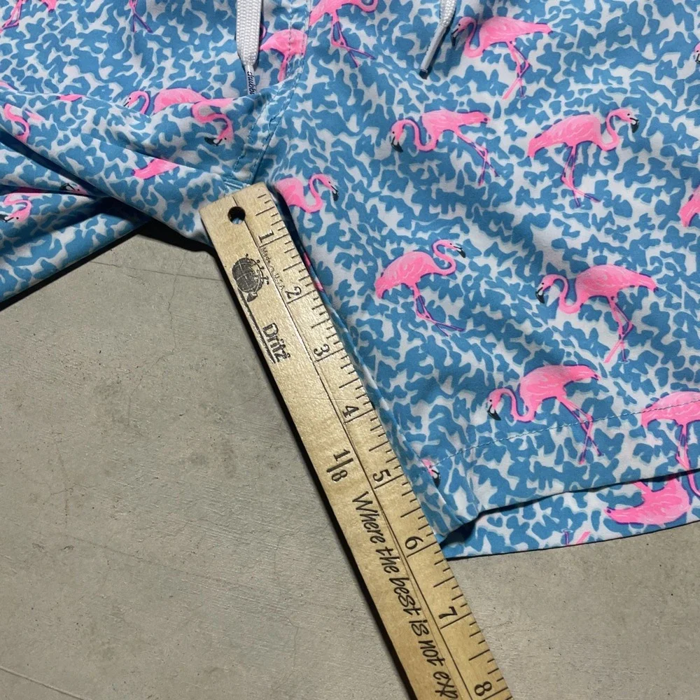 Chubbies Swim Shorts Men's Size SZ XS Pink Flamingos Lined Swim Trunks